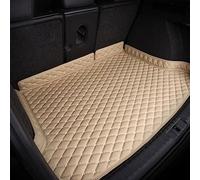 Car Boot Liner for KIA Stinger 2018-2023, Leather Auto Rear Trunk Liner Mats Custom Waterproof Protector Pad Interior Accessories,B/Beige