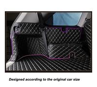 Car Boot Liner for Land Rover Range Rover III L322 5seats 2005-2012, Car Boot Protector Leather Boot Mat Boot Cover Non-slip Waterproof Car Accessories,Black-Beige