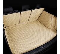 Car Boot Liner For Nissan For Kicks 2017 2018 2019 2020 The Trunk Cargo Waterproof Leather Liner Boot Liner Cargo Compartment Floor Carpet Mud Accessories(Beige)