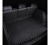 Car Boot Liner For Nissan For Kicks 2017 2018 2019 2020 The Trunk Cargo Waterproof Leather Liner Boot Liner Cargo Compartment Floor Carpet Mud Accessories(Black beige)