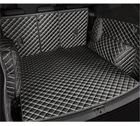 Car Boot Liner For Peugeot 3008 2009-2016 The Trunk Cargo Leather Liner Car Boot Liner Cargo Compartment Floor Carpet Mud Accessories(Black beige)