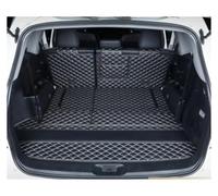 Car Boot Liner For Toyota For Highlander Waterproof 6D Full Cover Car Styling Rugs Carpet Case Liners Tail Pad (09-18) Trunk Mats Made Car Boot Mats(Black Beige 1)