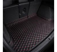 Car Boot Liner for Toyota Land Cruiser 7seats 2017-2023, Car Leather Boot Mats Boot Cover Non-slip Waterproof Dog Friendly Cargo Mats Car Accesorios,A Black-Red