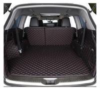 Car Boot Liner Mat For KIA For Sorento Seven Seats 2013 2014 Car Trunk Mat Cargo Liner Carpet Interior Parts Accessories Cover Trunk Protective(Black red B)