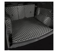 Car Boot Liner Mat For Land For Rover For Discovery 5 2017-2021 7-Seat Custom Leather Car Trunk Mats Rear Floor Mat Tray Carpet Mud Rear Trunk Protector Mat(Black beige 3)