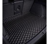 Car Boot Liner Mat for Mitsubishi Outlander PHEV 2016-2019, Tailored Leather Boot Liner Waterproof Rear Trunk Cargo Tray Liners Protector Pad Accessories,D/Black~beige