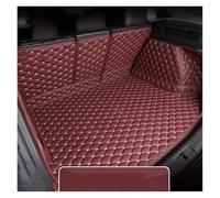 Car Boot Liner Mat For Skoda For Octavia 2015 2016 2017 2018 2019 2020 Leather Car Trunk Mat Cargo Liner Accessories Interior Boot Rear Trunk Protector Mat(Wine red 2)