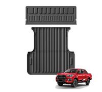 Car Boot Liner Mat For Toyota For Hilux For Revo 2015-2022 Truck Bed Tailgate Mat Rear Trunk Protective Pad Trunk Liner Cargo Mat(Trunk pad 2P)