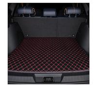 Car Boot Liner Mat For VW For Scirocco For T-Roc Id4 For Arteon For Sharan For Passat For Beetle For Tiguan Car Trunk Mat(Black Red-A)