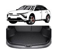 Car Boot Liner Mats for Citroen C5 aircross 2017-2022 Waterproof Rear Trunk Liner, Anti-Scratch Auto Cargo Protector Tray Cover Accessory,Black