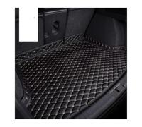 Car Boot Liner Protector For BMW Series 3 E46 E90 E91 E92 E93 F30 F31 Protective Pad Anti Dirty Luxury Leather Carpet Car Trunk Mats(Black beige)