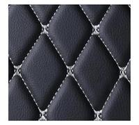 Car Boot Liner Protector For BMW Series 3 F30 E46 F34 F35 G20 E90 G28 Interior Details Carpet All Models PU Leather Custom Car Trunk Mats(Black white)