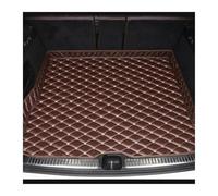 car boot liner protector For VW For Touareg CR 2019 2020 2021 not have sliding tracks trunk Anti Dirty Leather Carpet Car Trunk Mats(Coffee)