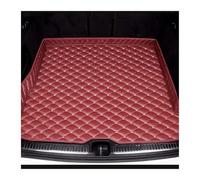 car boot liner protector For VW For Touareg CR 2019 2020 2021 not have sliding tracks trunk Anti Dirty Leather Carpet Car Trunk Mats(WINE RED)