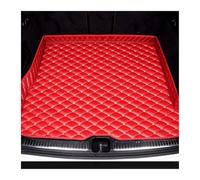 car boot liner protector For VW For Touareg CR 2019 2020 2021 not have sliding tracks trunk Anti Dirty Leather Carpet Car Trunk Mats(Red)