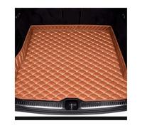 car boot liner protector For VW For Touareg CR 2019 2020 2021 not have sliding tracks trunk Anti Dirty Leather Carpet Car Trunk Mats(Brown)