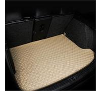 Car Boot Liner The Trunk Cargo Leather Liner Car Boot Liner Cargo Compartment Floor Carpet Mud Kick For Peugeot 408 2010-2019 Car Boot Mats(Beige,Shape A)
