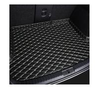 Car Boot Liners Car Trunk Mat Compatible With Peugeot 206 2004-2008 207 2009-2014 Artificial Leather Customized Trunk Mat(Black Beige,207 2009-2014)
