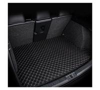 Car Boot Liners Custom Leather Car Trunk Mats For Cadillac For CT6 2016-2019 Rear Trunk Floor Mat Tray Carpet Mud Car Trunk Mat(Black beige,A)