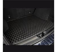 Car Boot Liners Durable Custom Leather Colorful Car Trunk Boot Mat For A8 D3 2003-2006 2007 2008 2009 Auto Carpet Interior Part Car Boot Liner(Black beige)