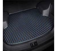Car Boot Liners for Chevy Equinox 2010-2026+, Leather Trunk Cargo Tray Liners Anti-Slip Waterproof Interior Accessories, B/Black Blue