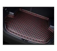 Car Boot Liners for Ford kuga 2019-2023 2024, Tailored Leather Waterproof Antislip Boot Mats, Car Boot Protector Interior Accessories,Black-Red-High