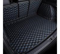 Car Boot Liners for Hyundai Tucson 2025 Speaker on the right, Car Boot Protector PU Leather Full-Coverage Mats Waterproof Durable Anti-Scratch Cargo Tray Liners, F/Black and Blue