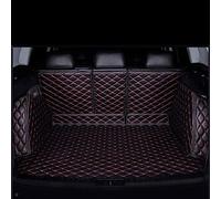 Car Boot Liners For Mitsubishi Lancer Evolution 2000-2024 2025 2026, Car Boot Protector, Waterproof Durable Non-slip Anti-wear PU Leather Full-coverage Mats, Fits the Car(Black red)