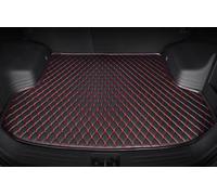 Car Boot Liners For VW Tiguan 2009 2010 2011 2012 2013 2014 2015 2016-2025, Waterproof Durable Non-slip Anti-wear coverage Mats, Easy To Clean,Black Red