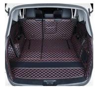 Car Boot Liners Special Car Trunk Mats Made For Toyota For Highlander Waterproof 6D Full Cover Styling Rugs Carpet Case Liners Tail Pad (2009-2018) Floor Liner(Black red2)