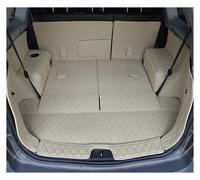 Car Boot Mat Boot Liner Custom Trunk Mats For Chevy For Captiva 7 Seats Leather Cargo Liner Boot Carpets Rear Interior Decoration Accessories(Beige)