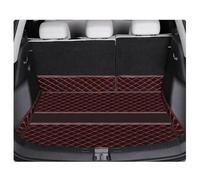 Car Boot Mat For BYD For Yuan UP For Pro For ATTO 2 2025 Car Boot Mat Rear Trunk Liner Cargo Leather Floor Carpet Tray Protector Accessories Mats(Black red mat,Style A)