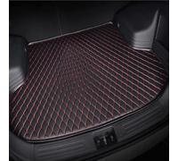 Car Boot Mat For Nissan X-Trail e-Power 5 Places 2017-2024, Leather Waterproof Rear Boor Mat Tray Liners All-Weather Protector Interior Accessories,D/Black Red