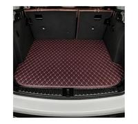 Car Boot Mat Liner Compatible With BMW X3 F25 2011 2012 2013 2014 2015 2016 2017 PU Leather Customized Car Trunk Mat(Wine Red)
