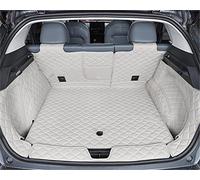 Car Boot Mats Car Custom All Inclusive Rear Trunk Mat Car Boot Liner Tray Rear Trunk Cover Accessories For MG4 For Mg 4 2022 2023 Accessories(Red-Brown-Panel)