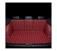 Car Boot Mats Compatible With Lincoln MKT 2008 2009 2010 2011 2012 2013 Customized Full Coverage Car Trunk Mat(Wind red)