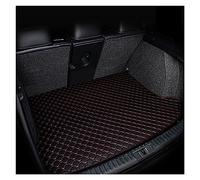 Car Boot Mats Custom Leather Car Trunk Mats For Peugeot For 5008 2017-2020 5 Seats Rear Trunk Floor Mat Tray Carpet Mud(Black Red 4pcs,6pc)