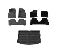Car Boot Mats For Chevrolet For Bolt EV TPE Floor Mats Trunk Mats Front Rear Cargo Liner Mat Anti-Slip Foot Pads(Double 7PCS)