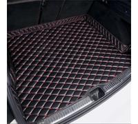 Car Boot Mats for KIA Sorento Cinq Places/Sept Places 2015-2018, Leather Boot Liner Trunk Protector Mat Waterproof Non-Slip Tray Liners Luggage Mat Custom Fit Accessory,C/Black-Red