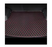 Car Boot Mats For Land Rover For Discovery 5 Seven Seats 2017 2018 2019 Car Trunk Mat Cargo Liner Carpet Interior(Black red)