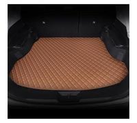 Car Boot Mats For Mitsubishi For Outlander For Pajero For ASX For Lancer All Models Leather Car Mat And Trunk Pad(BROWN)