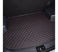Car Boot Mats for Seat Ibiza (2021-2026), Waterproof Anti-Scratch Rear Trunk Cargo Tray Liners Protector Pad, Boot Mat Pad Accessories, 3 Black Red