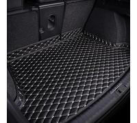 Car Boot Mats for Toyota Yaris Hybrid 2020 2021 2022 2023 2024,Leather Trunk Liner Cargo Carpets Waterproof Scratch Proof Non-Slip Interior Accessories,A-Black-Beige