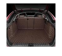car boot mats For VW For Santana B2 Touring 2006 Auto Full Coverage Trunk Mat Car Cargo Liner Interior Accessories(Coffee)