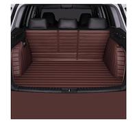 Car Boot Mats Luxury Car Trunk Mat For Jeep For Grand For Cherokee Wk2 360° Full Cover Center Accessories Interior Leather(Coffee)