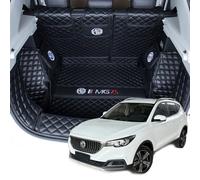 Car Boot Mats Trunk Mat Boot liners Mats for MG ZS 2017-2022 2023 2024 Full Coverage Leather Customization Protector Pad Interior Accessories,1Set-Blackstyle