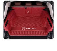 Car Boot Mats Trunk Mat for Volvo XC90 7-seater 2015-2021 2022 2023 2024 Full Coverage Waterproof Boot Liner Mat Rear Trunk Protector Mat Styling Accessories,Red Style-All Inclusive