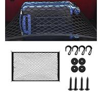 Car Boot Net For CUPRA Born, Trunk Cargo Net Storage Net Luggage Organiser Storage Mesh Elastic Bungee Netting With Hooks And Screws,100 * 60cm