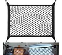 Car Boot Net for Dacia Sandero 2 Stepway 2016-2020, 1 Pc | Luggage Mesh Trunk Organiser Elastic Bungee Cord Load Securing Vehicle Barrier Storage Holder Heavy Duty Netting Bag