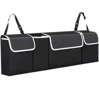 Car Boot Organiser for Audi A6 S6 RS6 4F A6 Avent 4F5 4FH Saloon Estate 2005-2011, Foldable Car Tidy Storage Bag Multi Compartments Sturdy Car Accessories,B